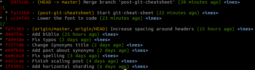 git lg